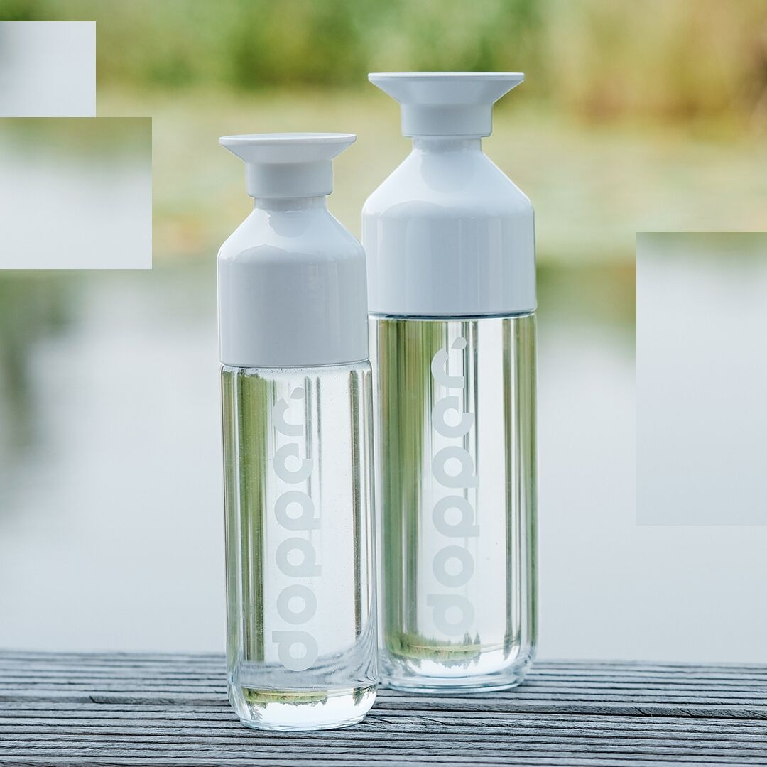 Dopper Glass Insulated waterfles 450ml Zus & | Unieke cadeau's vindt u hier!