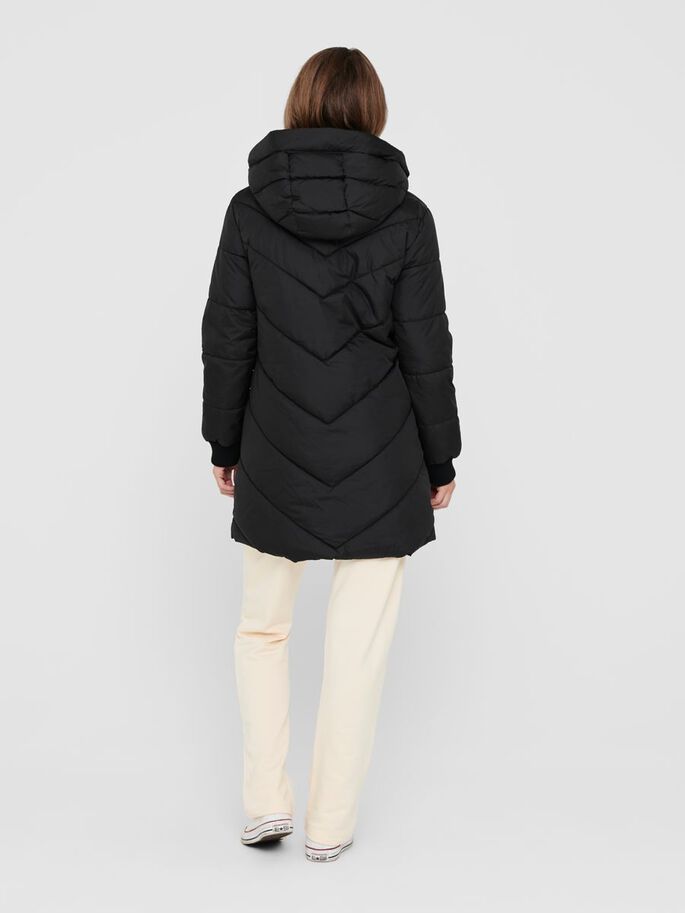 jdy skylar padded hood jacket